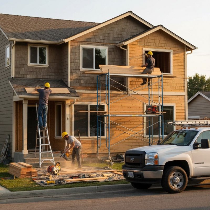 Local Wood Siding Installation pros at work