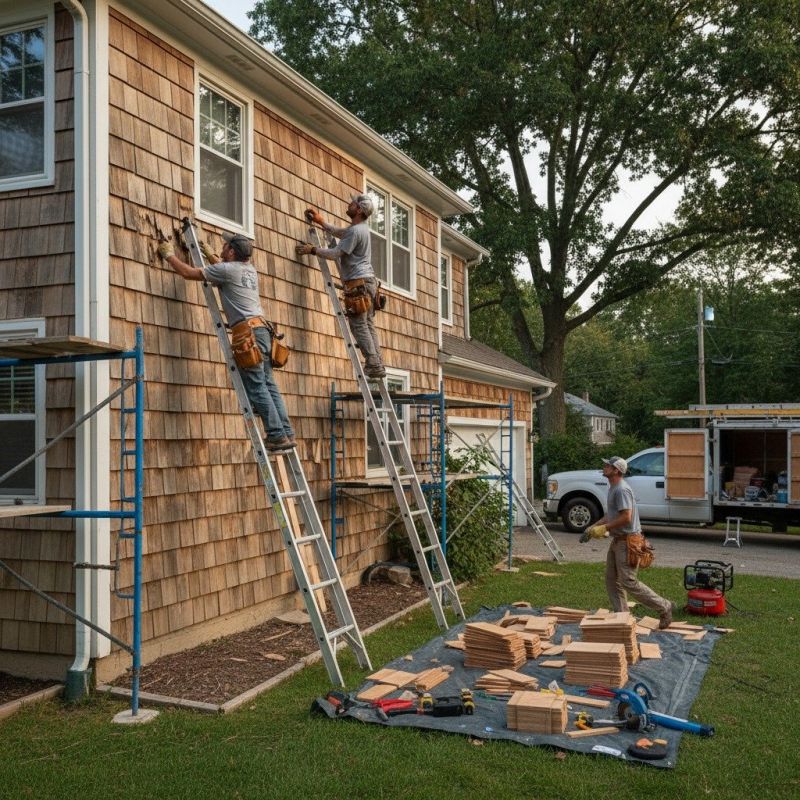 Wood Siding Installation